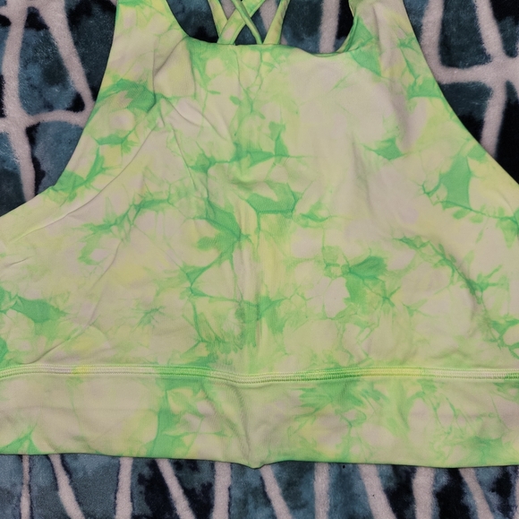 Lululemon Long Line Energy Tie Dye Bra Size 12 - Picture 3 of 8